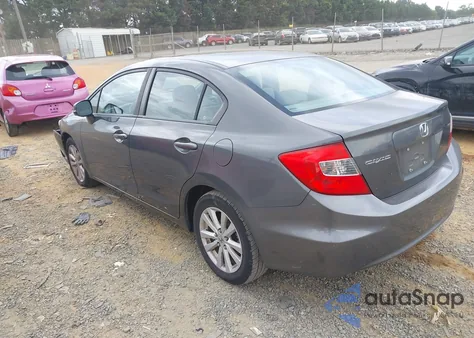 2012 Honda Civic Ex-L z USA, uszkodzony, nr VIN 2HGFB2F96CH507377